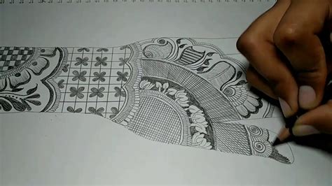 Tasmim Blog Simple Mehndi Designs On Paper With Pencil
