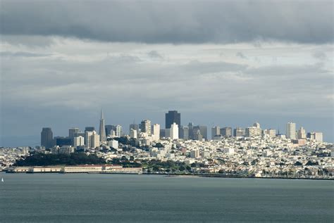 Free Stock Photo 5647 San Francisco Cloudy Skyline Freeimageslive