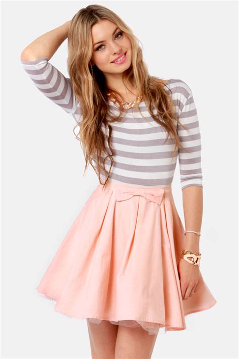 Cute Peach Skirt Mini Skirt Tulle Skirt 4700 Lulus