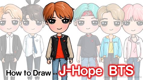 How To Draw J Hope Bts