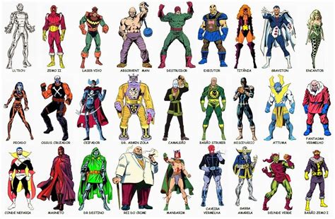 Marvel Vingadores Personagens Super Her I