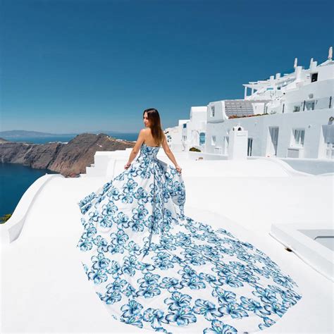 This Elegant Ball Gown From Santorini Dress Featuring Romantic Floral