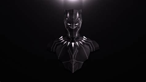 Black Panther Lowpoly Minimalist Hd Superheroes 4k Wallpapers Images