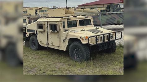 Police Looking For Armored Humvee Stolen From Us Army Reserve Center