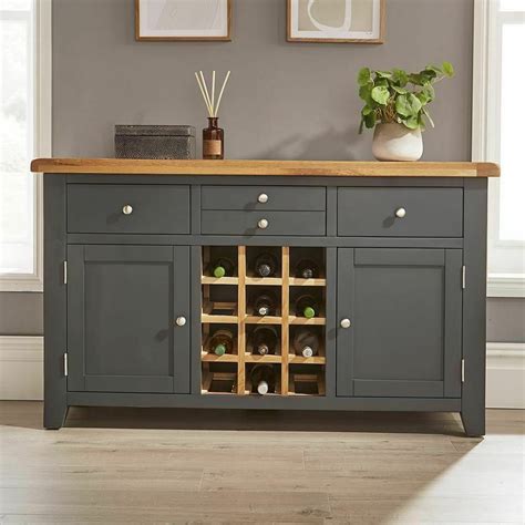 Wine Rack Drinks Cabinet Wood Buffet Sideboard Cupboard Art Deco Home Furniture Ebay