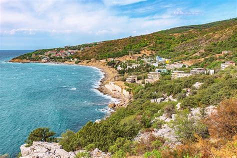 Premium Photo The Resort Town Of Simeiz On The Black Sea Coast In The
