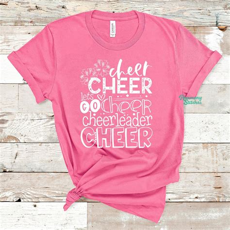 Cheer T Shirt Cheerleading Shirt For Girls And Women Etsy