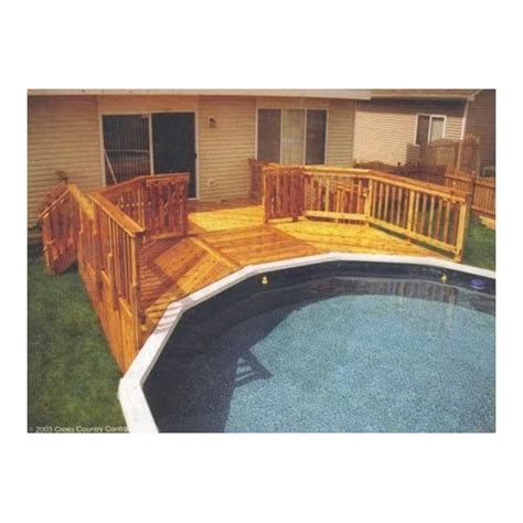 Deep plus bays and stairs—but it's big on features. Do it yourself Pool Deck Plans