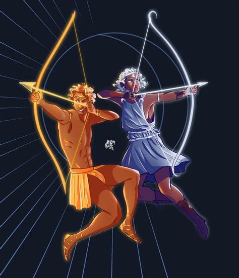 Artstation Artemis And Apollo