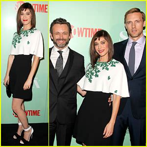 Lizzy Caplan Michael Sheen Masters Of Sex NYC Premiere Caitlin