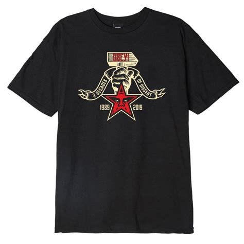 Obey 3 Decades Of Dissent T Shirt Clothing Natterjacks