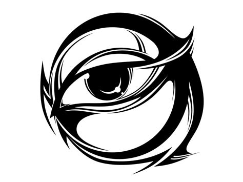 Tribal Circle Eye Tattoo Design Tattoo Ideas