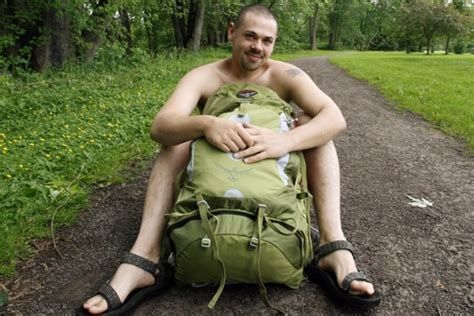 sanford disappears to hike appalachian trail on naked hiking day
