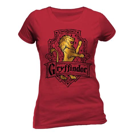 T Shirt Girlie Harry Potter Logo Gryffondor En Vente Sur Close Up
