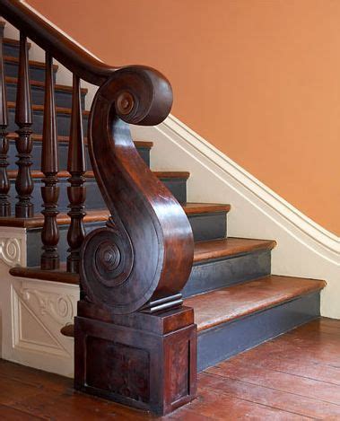 Staining hand railing and spindles. carved Wooden stairs handle!!! | Home decor, Home, Decor