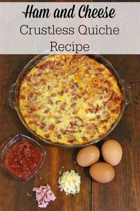 Ham And Cheese Crustless Quiche Recipe Easy Fast And Frugal