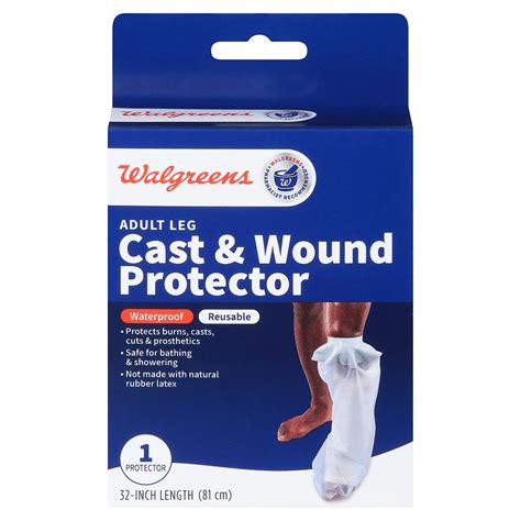 Walgreens Reusable Waterproof Cast And Wound Protector 32 Inch Walgreens