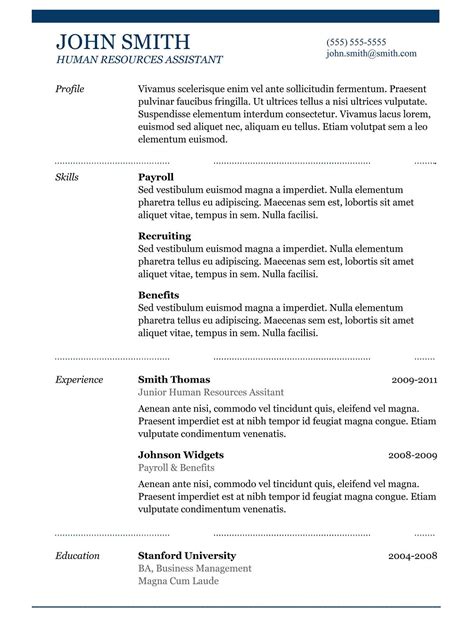 5 best samples resume objective examples samples of cv templates format best professional