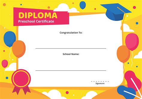 Free Printable Editable Preschool Certificates