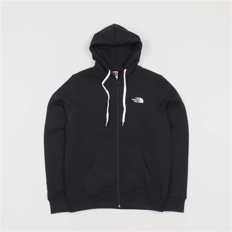 The North Face Mens Open Gate Full Zip Hoodie Sweater Black
