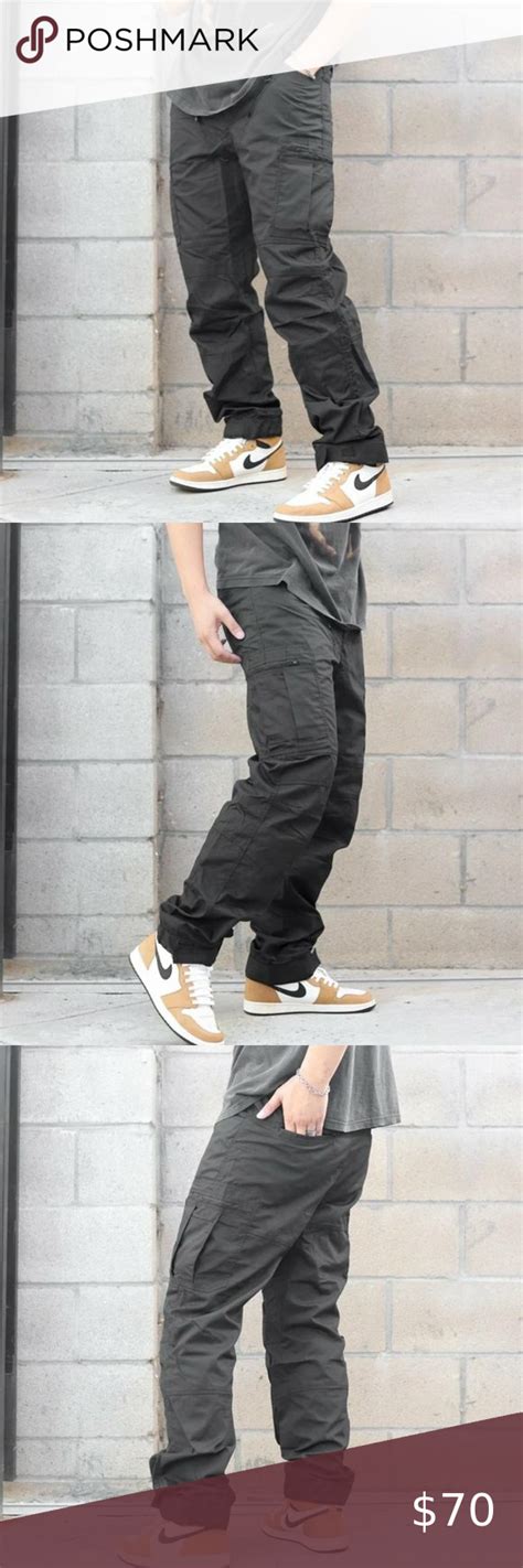 Travis Scott Baggy Zipper Cargo Pants 90s Streetwear Travis Scott
