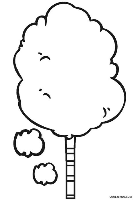 Make a coloring book with cotton candy for one click. Cotton Candy Clipart Black And White | Free download on ...
