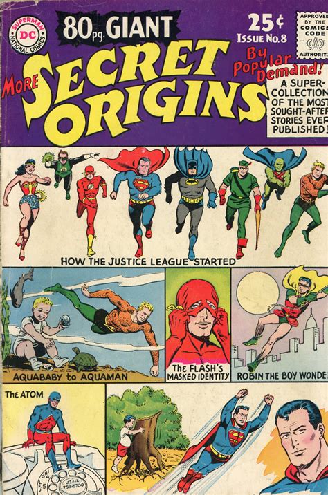 80 Page Giant 8 Vgf 1965 Secret Origins Comic Books Silver Age