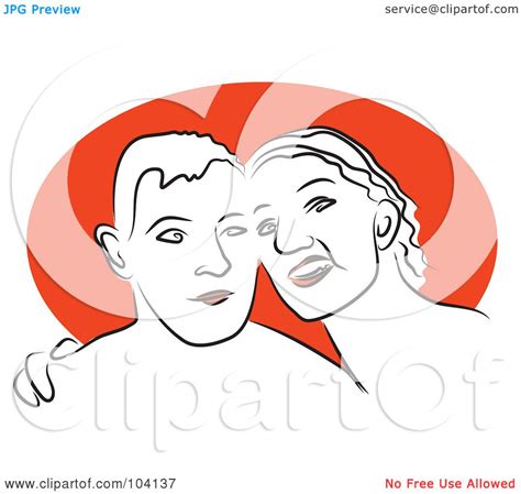 Royalty Free Rf Clipart Illustration Of A Happy Couple 2 By Prawny