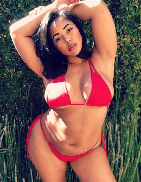 tabria majors instagram sports illustrated model unleashes curves in lacy lingerie daily star