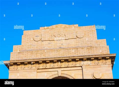 Famous India Gate In New Delhi India Stock Photo Alamy
