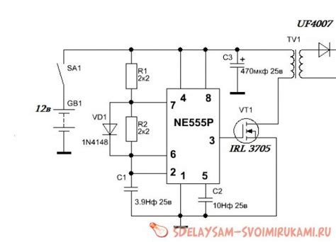 Transformer Flyback Ne555n Driver And Mosfet Overheat Electrical