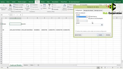 Crear Lista Desplegable En Excel 2016 Youtube