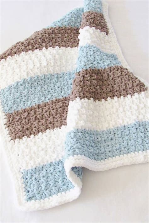 10 Super Cute Free And Pretty Easy Crochet Baby Blanket Patterns