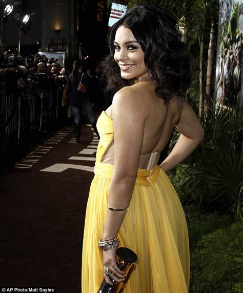 Vanessa Hudgens Is Cheerful In Canary Yellow At Premiere Of Journey 2