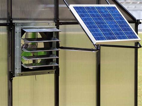 Monticello Solar Powered Ventilation System Greenhouse Emporium
