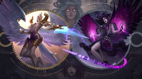 League Of Legends Kayle And Morgana Animated Live Desktop