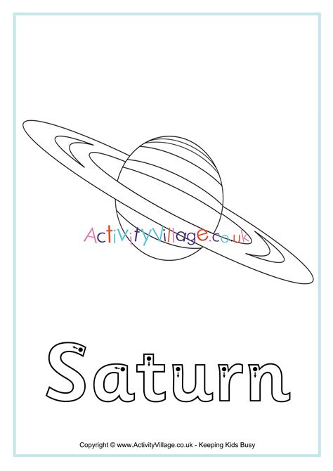 Saturn Finger Tracing