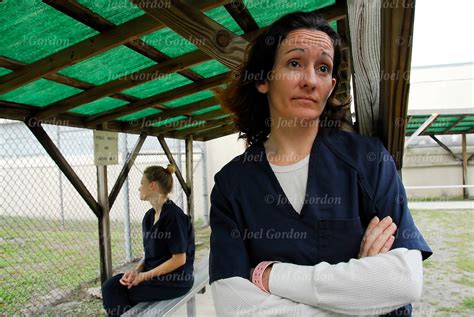 Female Inmates In Execerise Yard Joel Gordon Photography