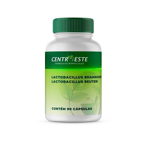 Lactobacillus Rhamnosus Lactobacillus Reuteri Com 90 Cápsulas