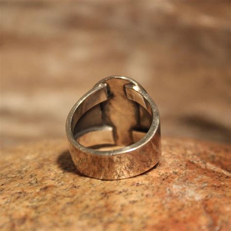 Vintage Mens Silver Ring Zuni Native American Rings Size Mens