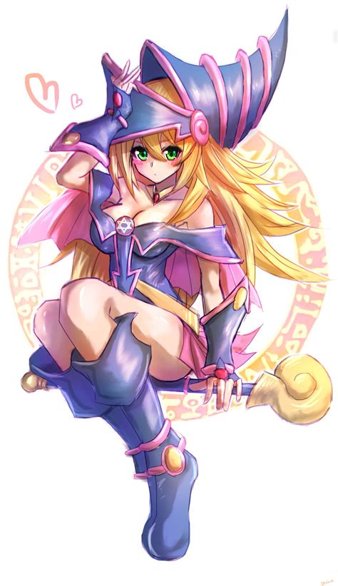 Dark Magician Girl Yu Gi Oh And 1 More Drawn By Deluxe