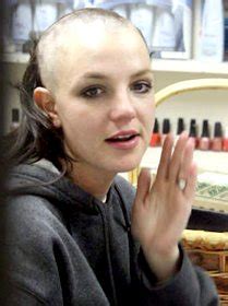 BRITNEY SPEARS SHAVESHER HEAD BALD