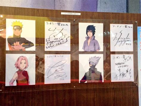 Red Beet Soup Autographs Of Naruto Anime Seiyuus Personal Naruto Blog