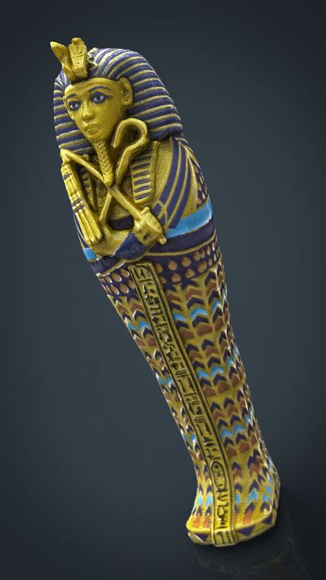 King Tutankhamun Sarcophagus 3d Model In Sculpture 3dexport