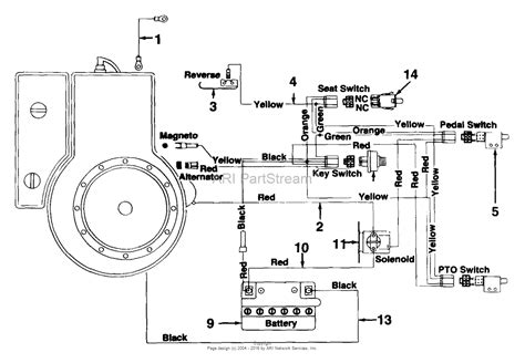 A wiring diagram is a visual representation of components and wires related to an electrical connection. Mtd 13an697g352 Wiring Diagram