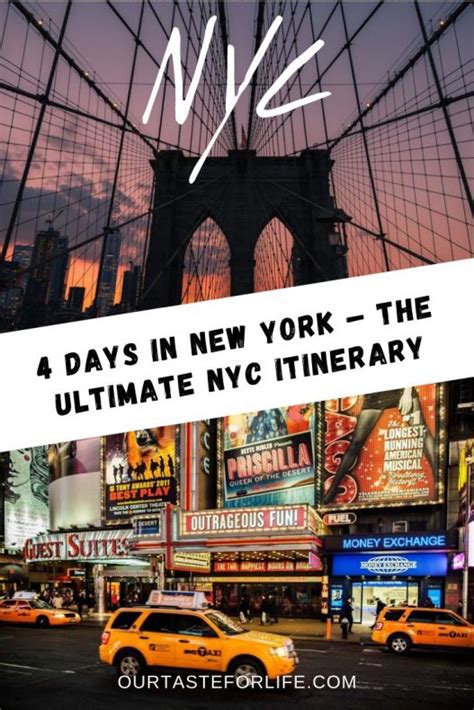 4 Days In New York The Ultimate Nyc Itinerary Our Taste For Life