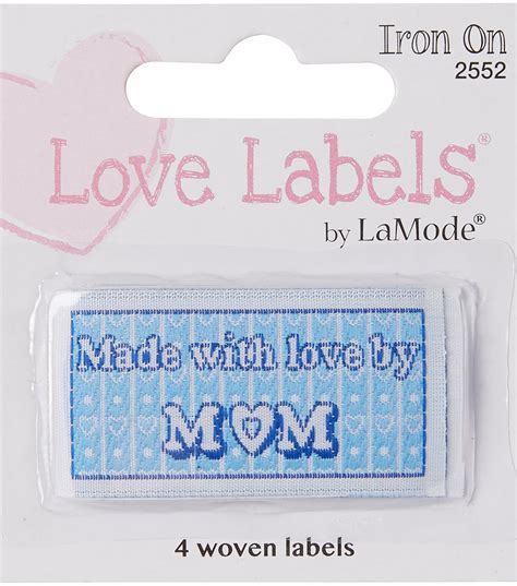 Iron On Love Labels Made With Love By Mom Joann