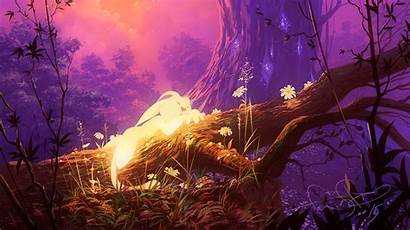 Forest Fantasy Hare Magical Background Sleep
