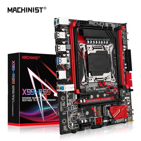 Machinist Placa Base X99 Lga 2011 3 Compatible Con Xeon E5 2640 2666