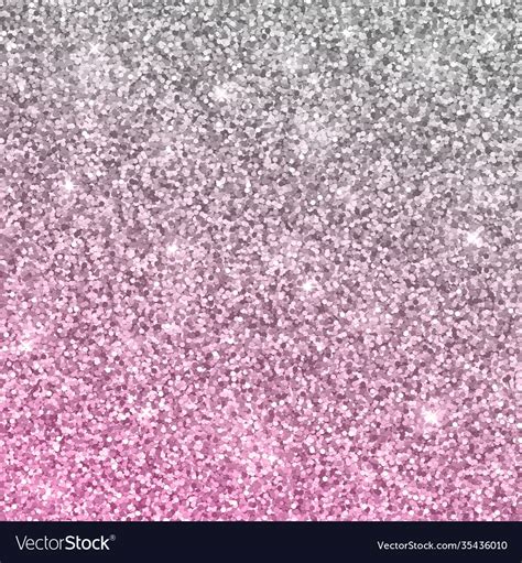 Silver Pink Glitter Background Royalty Free Vector Image